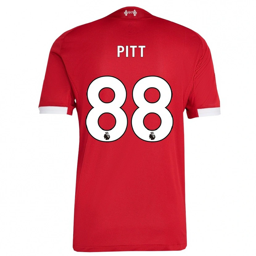 Danxen Kinder Lucas Pitt #88 Rot Weiß Heimtrikot Trikot 2025/26 T-Shirt