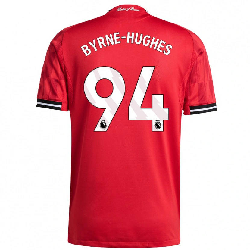 Danxen Kinder Cameron Byrne-Hughes #94 Rot Schwarz Weiß Heimtrikot Trikot 2025/26 T-Shirt