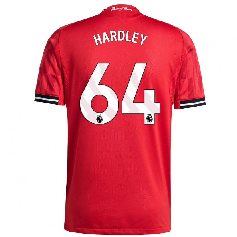 Danxen Kinder Bjorn Hardley #64 Rot Schwarz Weiß Heimtrikot Trikot 2025/26 T-Shirt