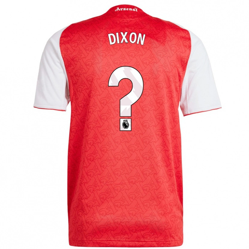 Danxen Kinder Danny Dixon #0 Rot Weiß Heimtrikot Trikot 2025/26 T-Shirt