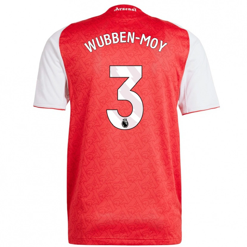 Danxen Kinder Lotte Wubben-Moy #3 Rot Weiß Heimtrikot Trikot 2025/26 T-Shirt