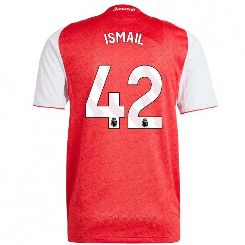 Danxen Kinder Cam'ron Ismail #42 Rot Weiß Heimtrikot Trikot 2025/26 T-Shirt