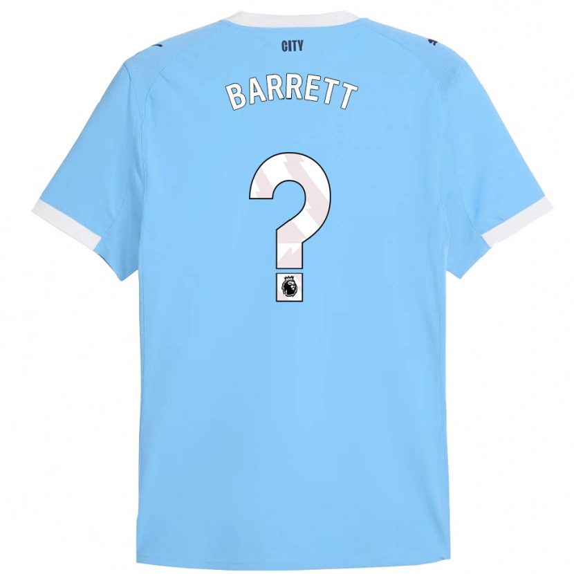 Danxen Kinder Marlow Barrett #0 Himmelblau Weiß Heimtrikot Trikot 2025/26 T-Shirt