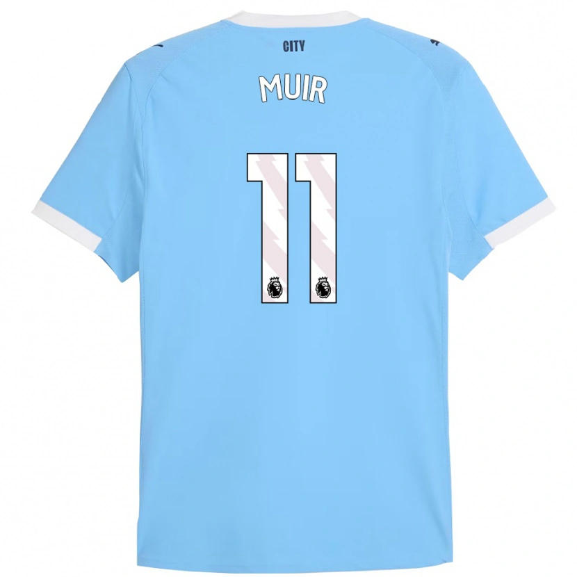 Danxen Kinder Ashton Muir #11 Himmelblau Weiß Heimtrikot Trikot 2025/26 T-Shirt