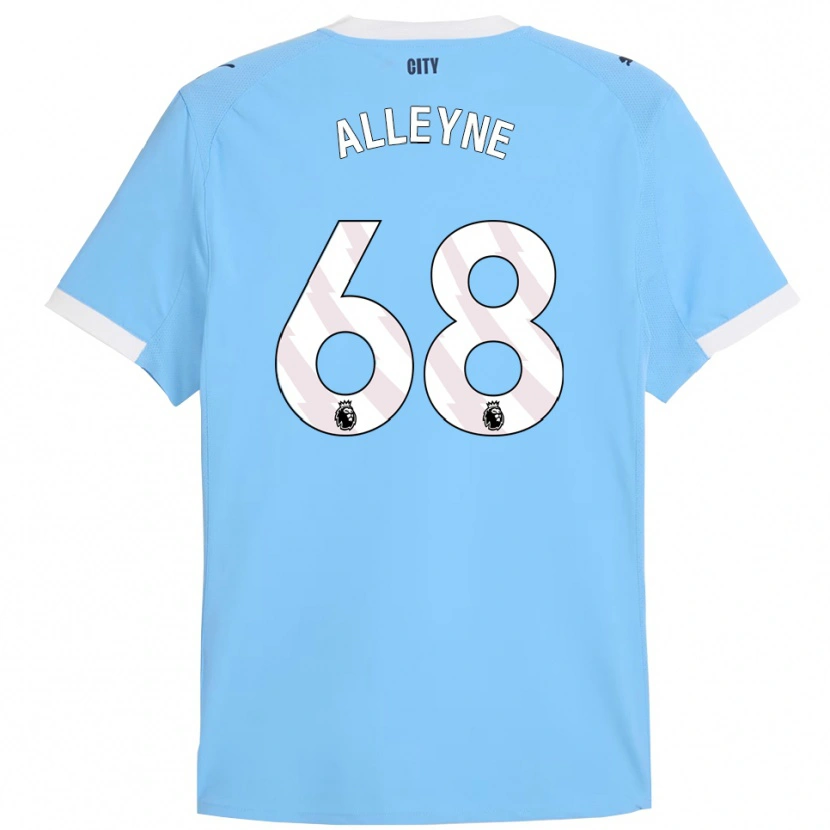 Danxen Kinder Max Alleyne #68 Himmelblau Weiß Heimtrikot Trikot 2025/26 T-Shirt