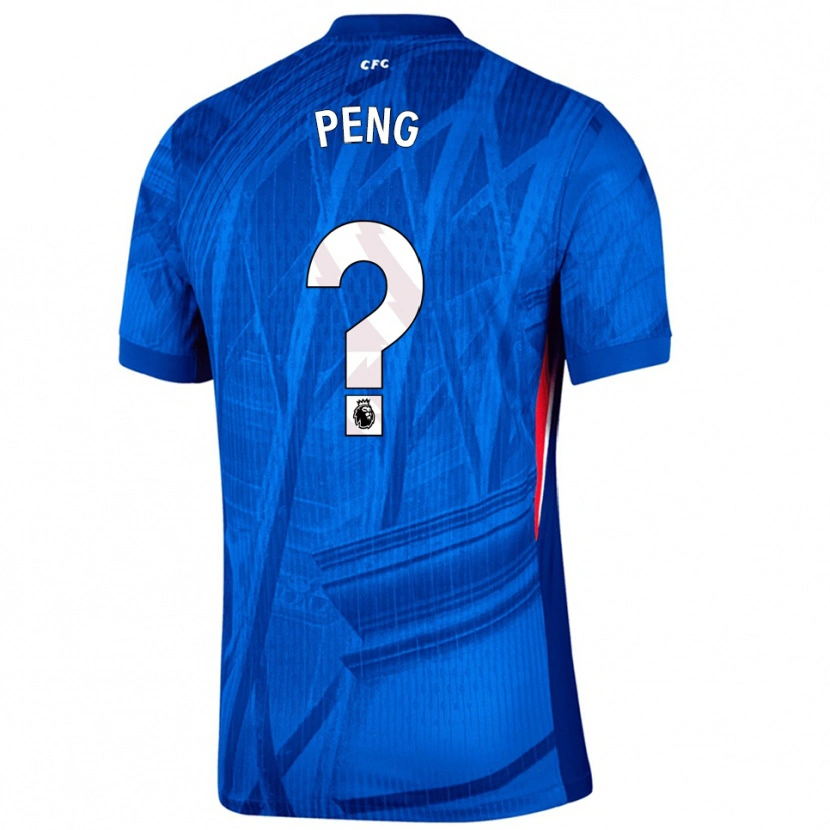 Danxen Kinder Livia Peng #0 Blau Weiß Heimtrikot Trikot 2025/26 T-Shirt