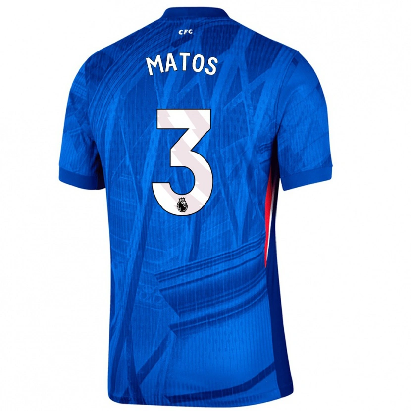 Danxen Kinder Alex Matos #3 Blau Weiß Heimtrikot Trikot 2025/26 T-Shirt
