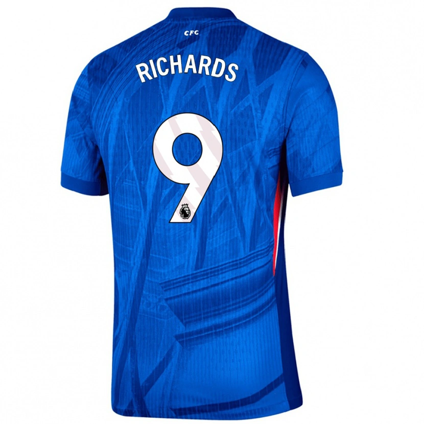 Danxen Kinder Dujuan Richards #9 Blau Weiß Heimtrikot Trikot 2025/26 T-Shirt
