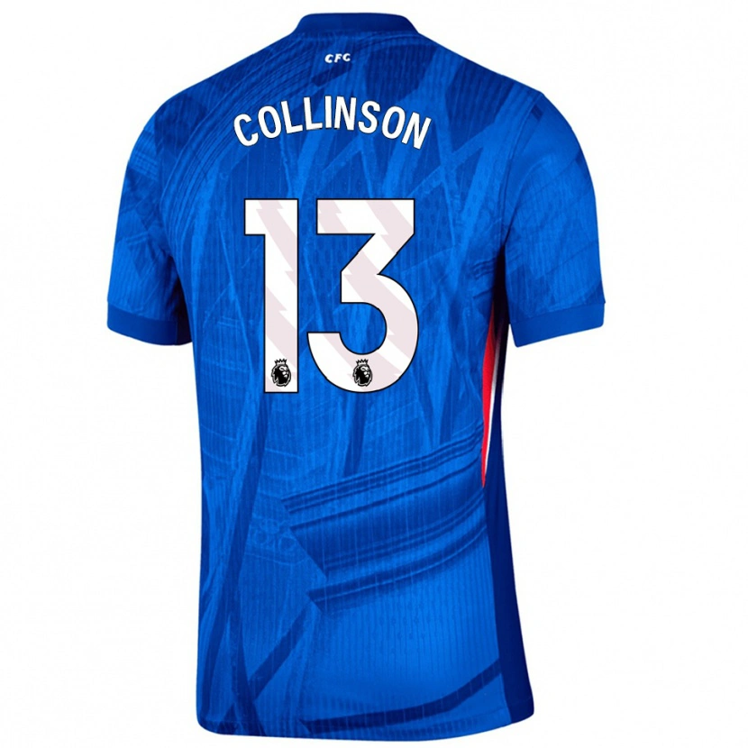 Danxen Kinder Isaac Collinson #13 Blau Weiß Heimtrikot Trikot 2025/26 T-Shirt