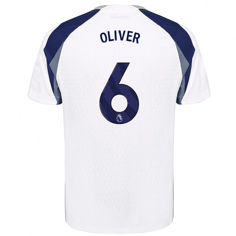 Danxen Kinder Dexter Oliver #6 Weiß Marineblau Heimtrikot Trikot 2025/26 T-Shirt