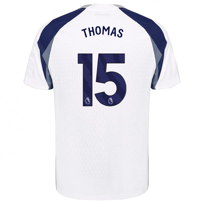 Danxen Kinder Cameron Thomas #15 Weiß Marineblau Heimtrikot Trikot 2025/26 T-Shirt