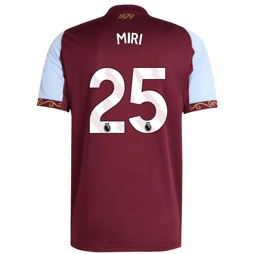 Danxen Kinder Miri Taylor #25 Burgunderrot Himmelblau Heimtrikot Trikot 2025/26 T-Shirt