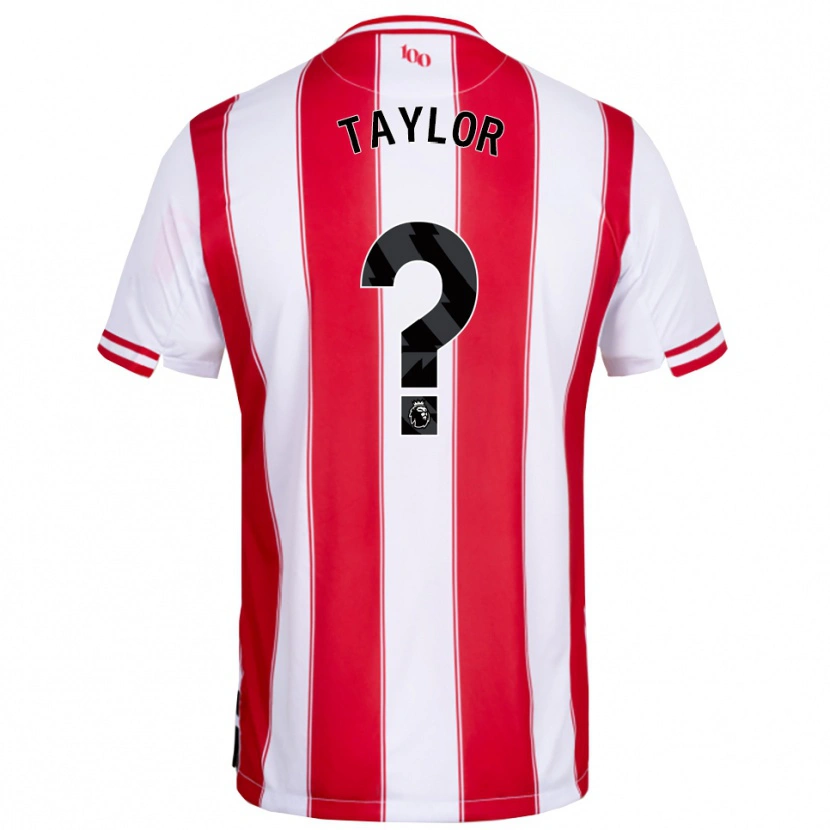 Danxen Kinder Freddie Taylor #0 Rot Weiß Heimtrikot Trikot 2025/26 T-Shirt
