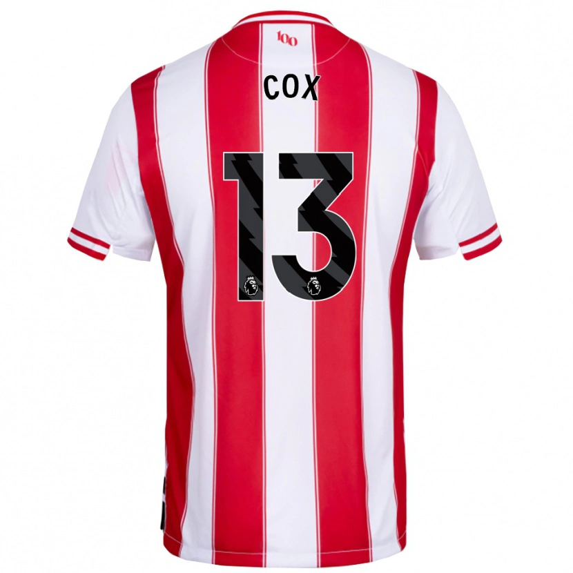 Danxen Kinder Matthew Cox #13 Rot Weiß Heimtrikot Trikot 2025/26 T-Shirt