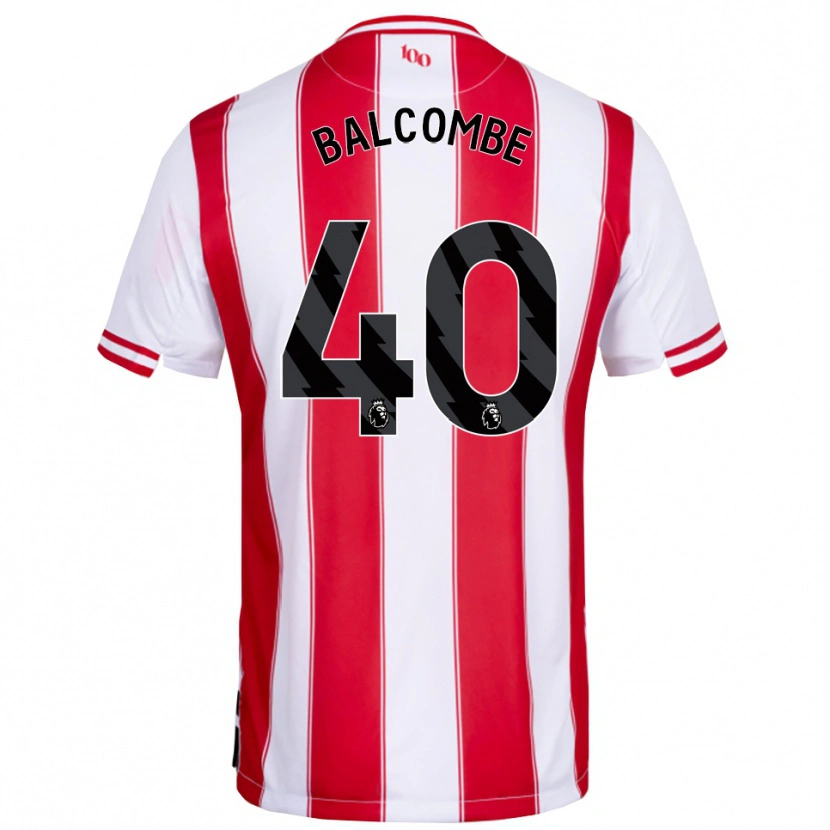 Danxen Kinder Ellery Balcombe #40 Rot Weiß Heimtrikot Trikot 2025/26 T-Shirt