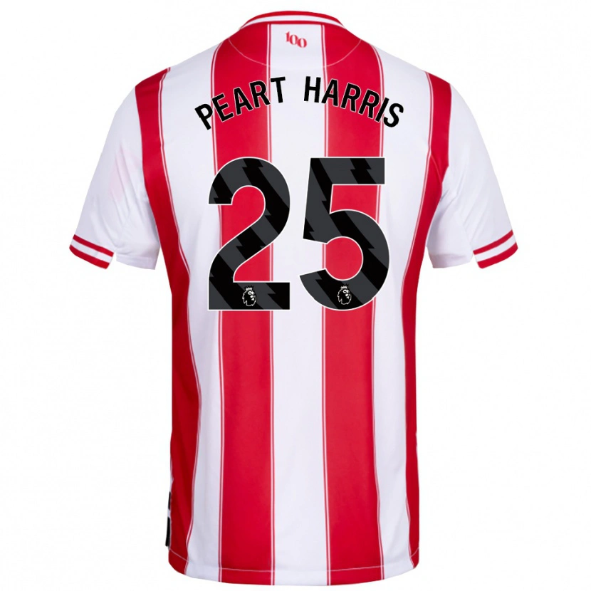 Danxen Kinder Myles Peart-Harris #25 Rot Weiß Heimtrikot Trikot 2025/26 T-Shirt