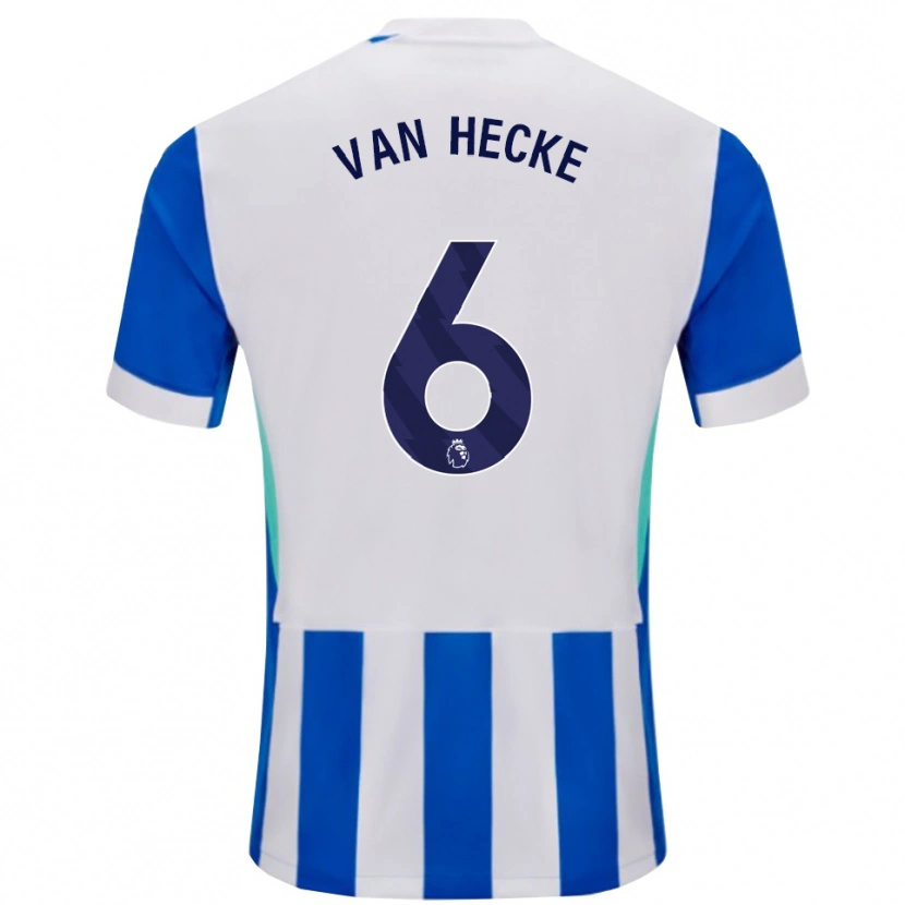 Danxen Kinder Jan Paul Van Hecke #6 Blau Weiß Heimtrikot Trikot 2025/26 T-Shirt