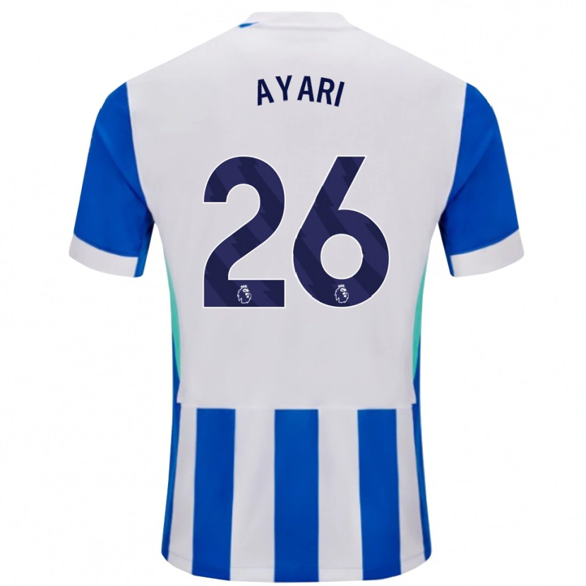 Danxen Kinder Yasin Ayari #26 Blau Weiß Heimtrikot Trikot 2025/26 T-Shirt