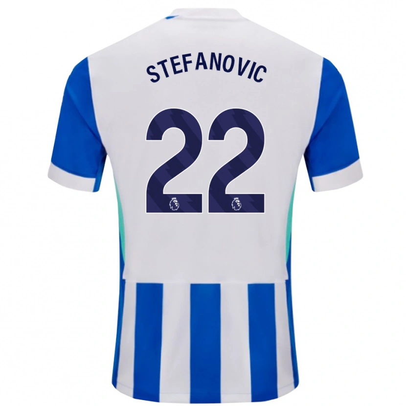 Danxen Kinder Dejana Stefanović #22 Blau Weiß Heimtrikot Trikot 2025/26 T-Shirt