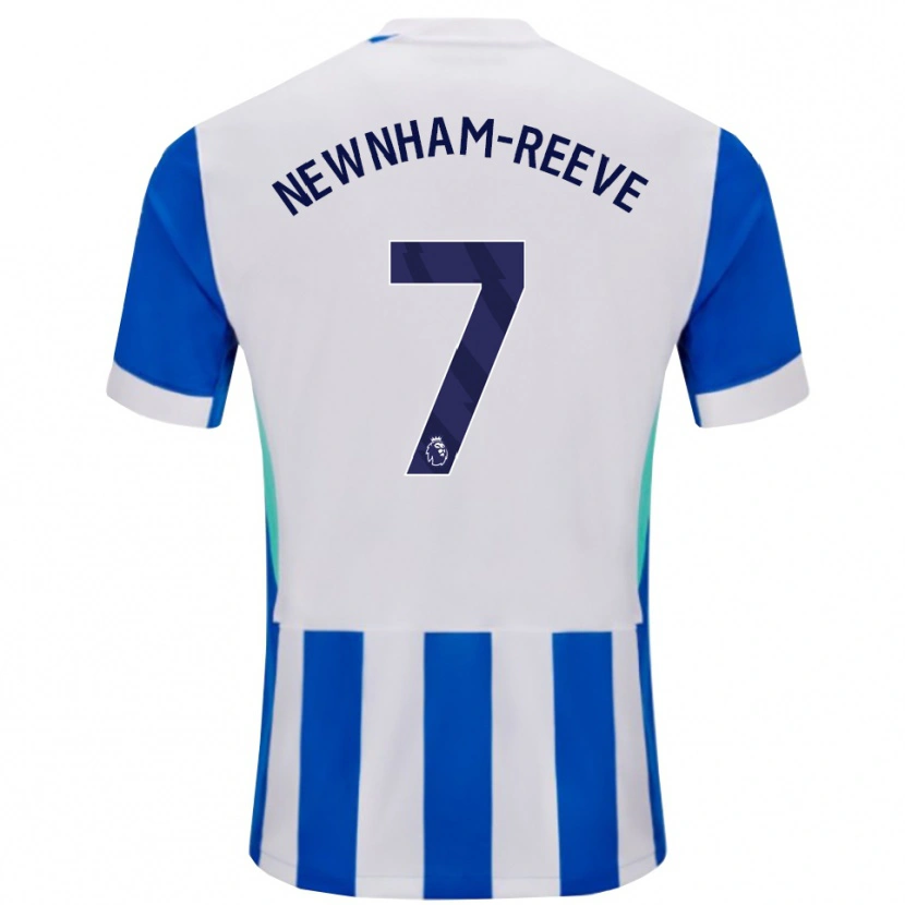 Danxen Kinder Bode Newnham-Reeve #7 Blau Weiß Heimtrikot Trikot 2025/26 T-Shirt