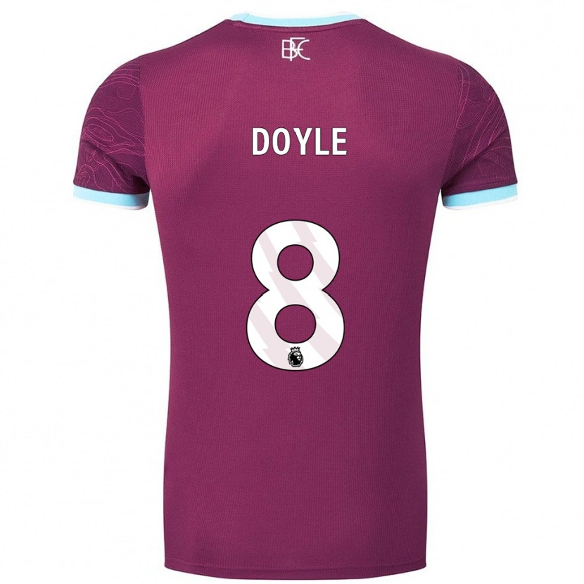 Danxen Kinder Emma Doyle #8 Burgunderrot Himmelblau Heimtrikot Trikot 2025/26 T-Shirt