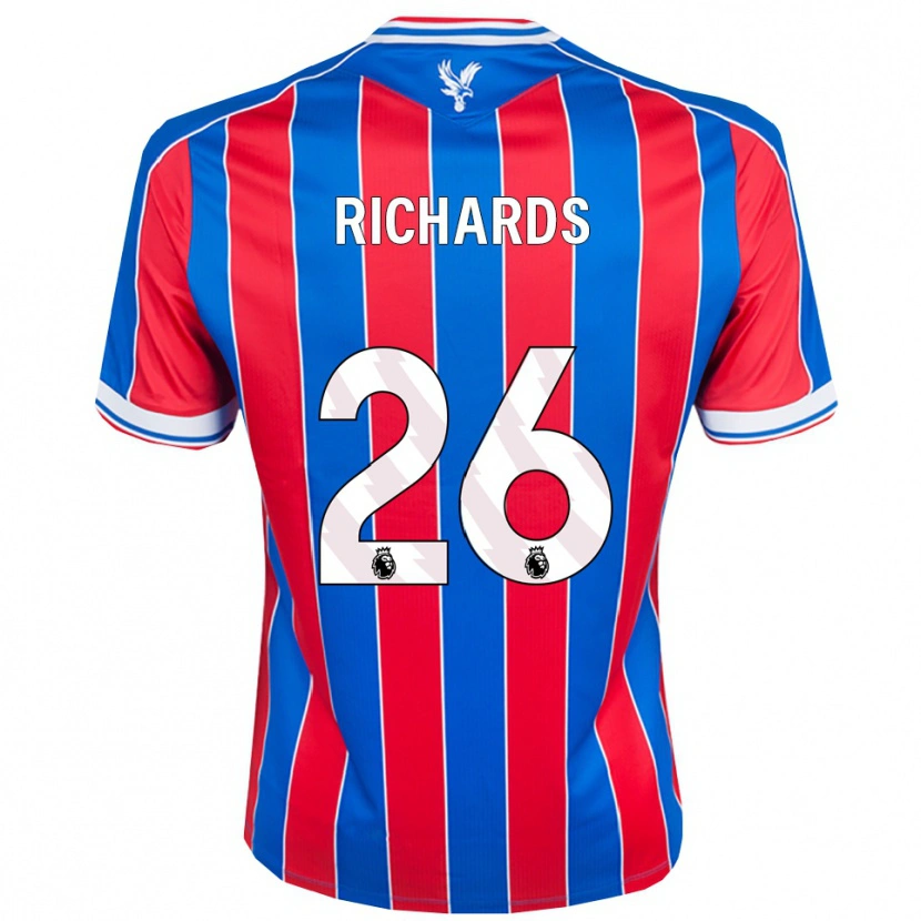 Danxen Kinder Chris Richards #26 Blau Rot Weiß Heimtrikot Trikot 2025/26 T-Shirt