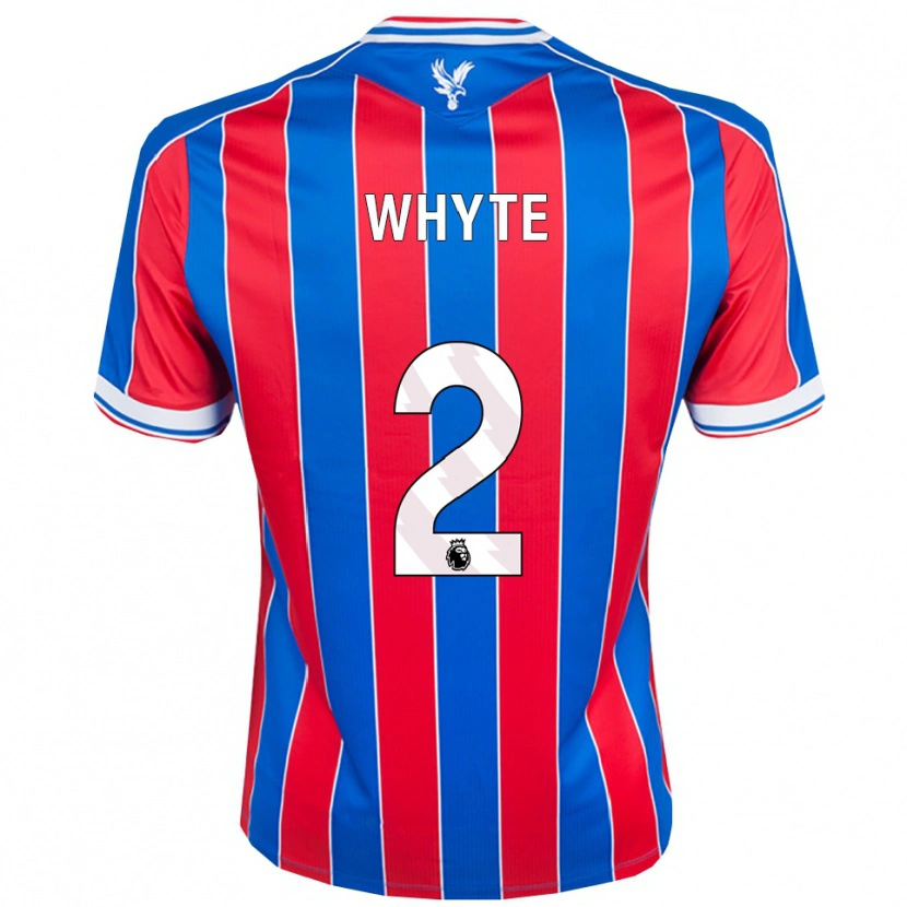 Danxen Kinder Tyler Whyte #2 Blau Rot Weiß Heimtrikot Trikot 2025/26 T-Shirt