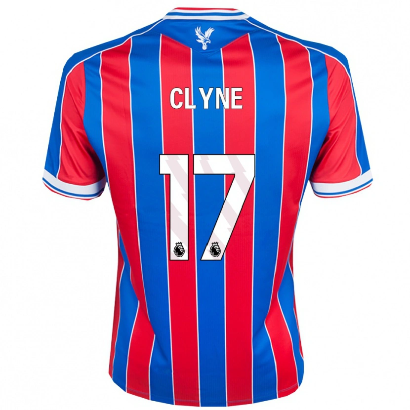 Danxen Kinder Nathaniel Clyne #17 Blau Rot Weiß Heimtrikot Trikot 2025/26 T-Shirt