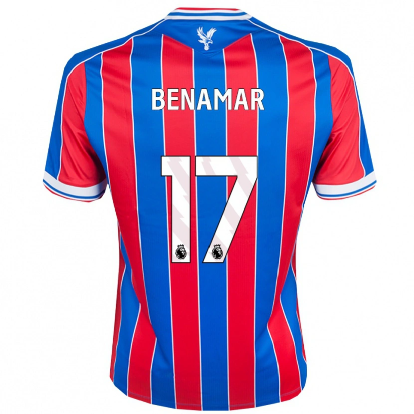 Danxen Kinder Dean Benamar #17 Blau Rot Weiß Heimtrikot Trikot 2025/26 T-Shirt
