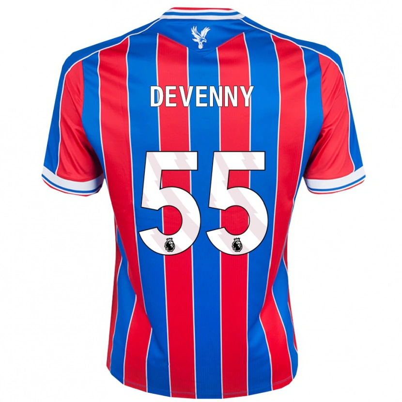 Danxen Kinder Justin Devenny #55 Blau Rot Weiß Heimtrikot Trikot 2025/26 T-Shirt