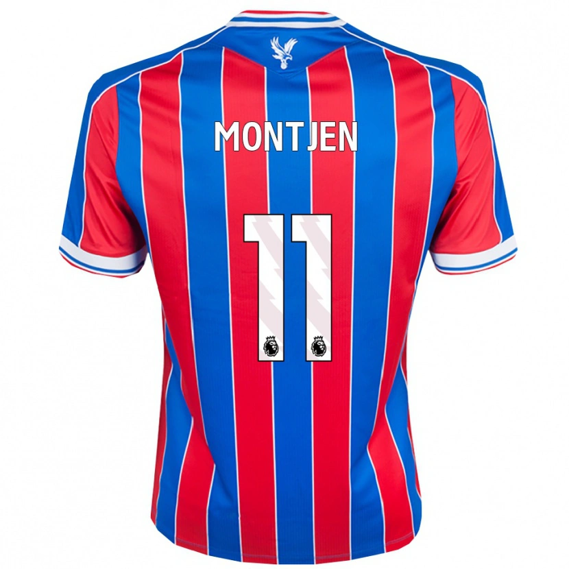 Danxen Kinder David Montjen #11 Blau Rot Weiß Heimtrikot Trikot 2025/26 T-Shirt