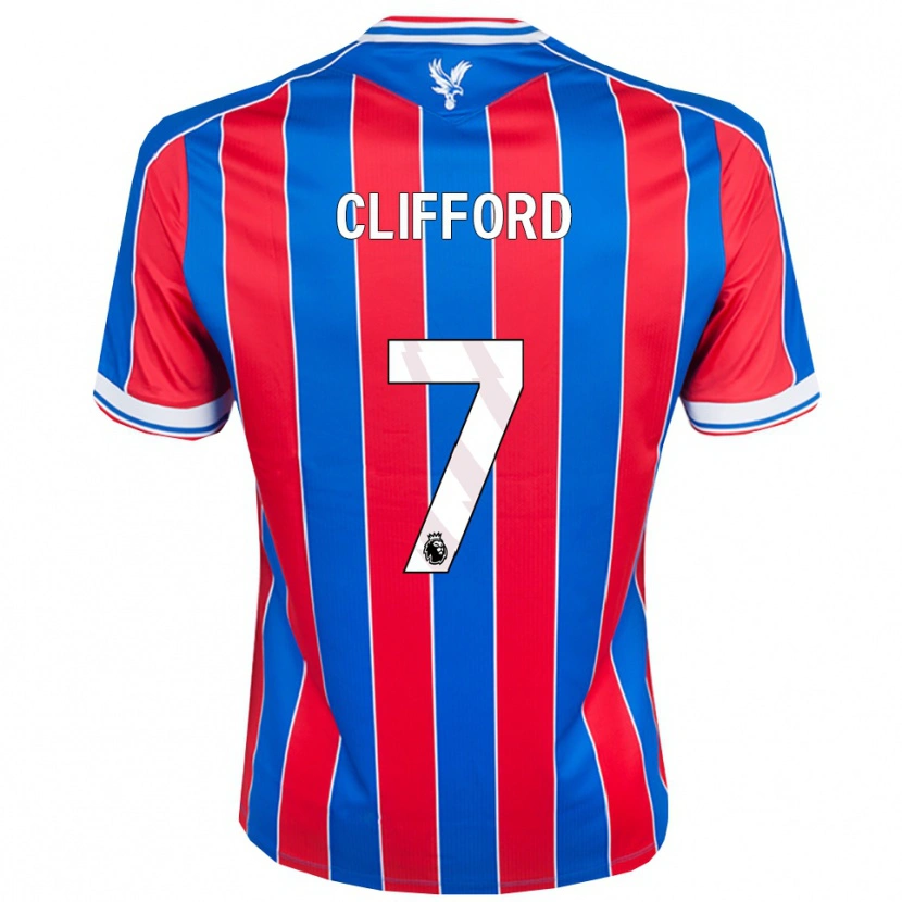 Danxen Kinder Charley Clifford #7 Blau Rot Weiß Heimtrikot Trikot 2025/26 T-Shirt