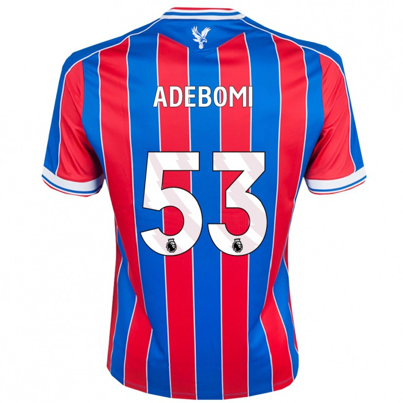 Danxen Kinder Ademola Ola Adebomi #53 Blau Rot Weiß Heimtrikot Trikot 2025/26 T-Shirt