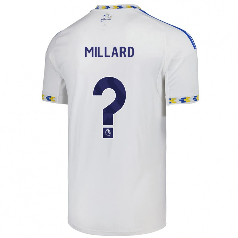 Danxen Kinder Alayna Millard #0 Weiß Blau Heimtrikot Trikot 2025/26 T-Shirt