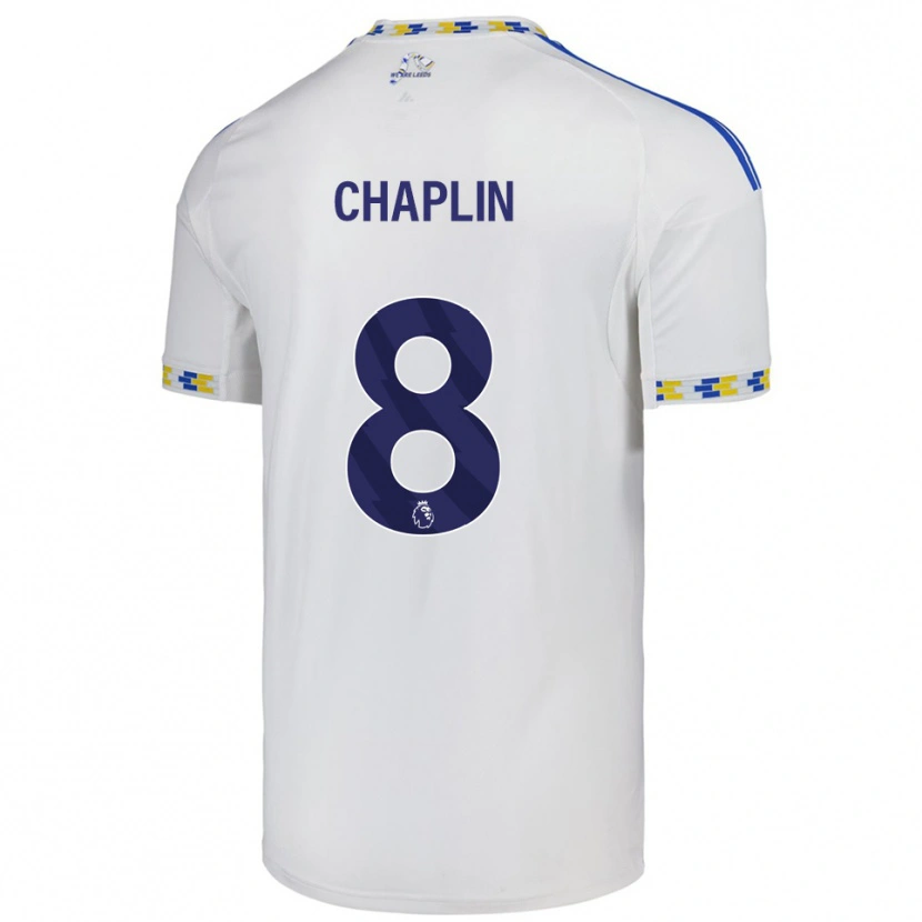 Danxen Kinder Rhys Chadwick #8 Weiß Blau Heimtrikot Trikot 2025/26 T-Shirt