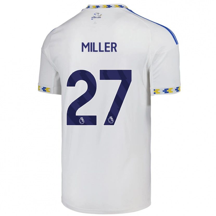 Danxen Kinder Amari Miller #27 Weiß Blau Heimtrikot Trikot 2025/26 T-Shirt