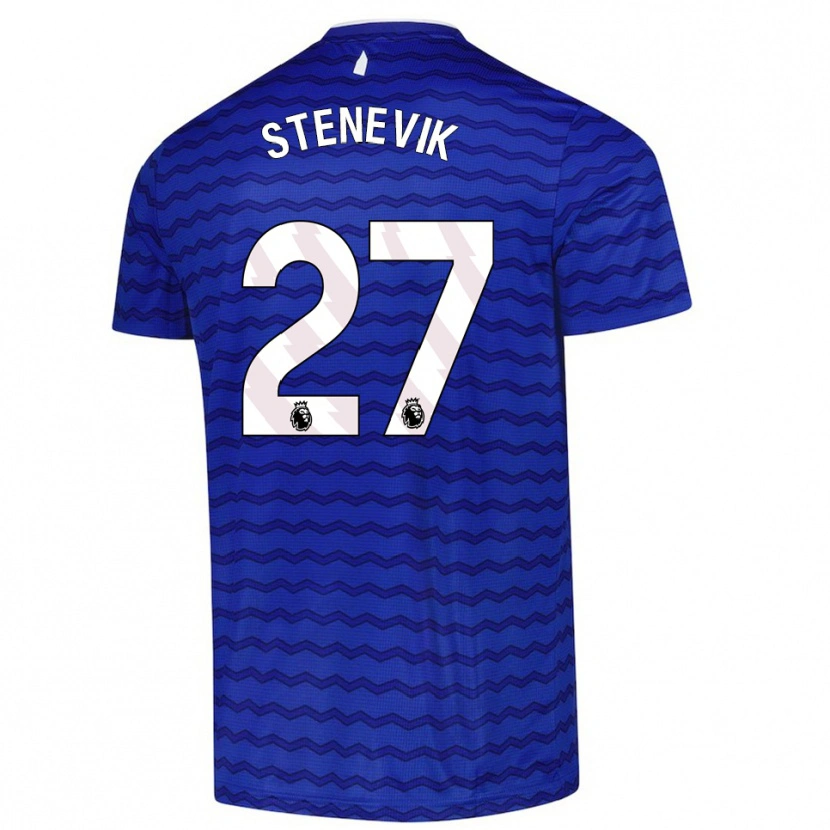 Danxen Kinder Elise Stenevik #27 Blau Marineblau Heimtrikot Trikot 2025/26 T-Shirt