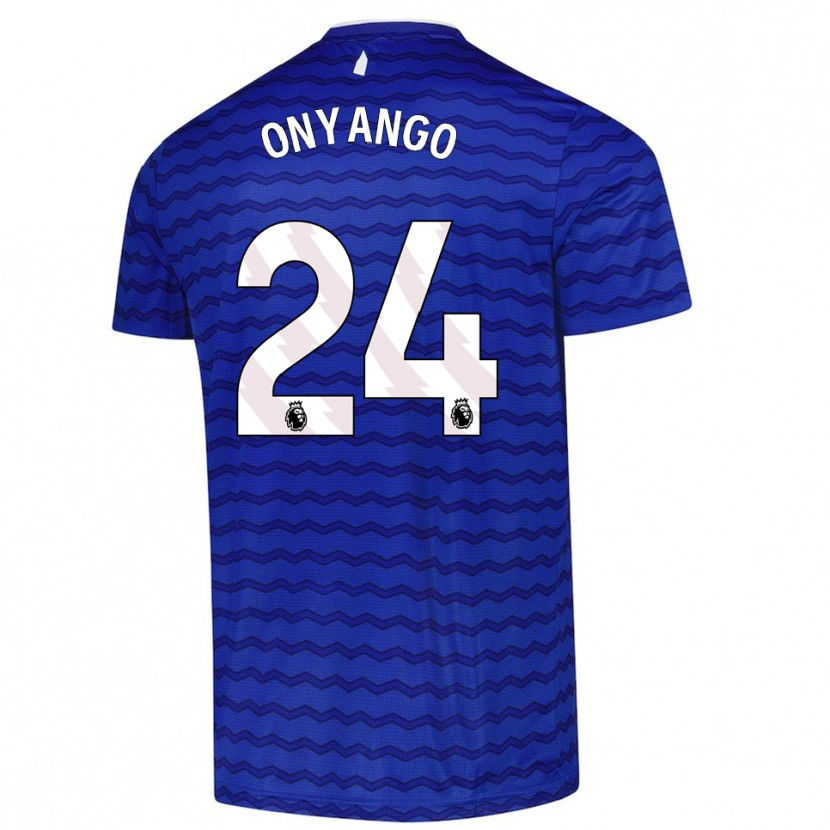 Danxen Kinder Tyler Onyango #24 Blau Marineblau Heimtrikot Trikot 2025/26 T-Shirt