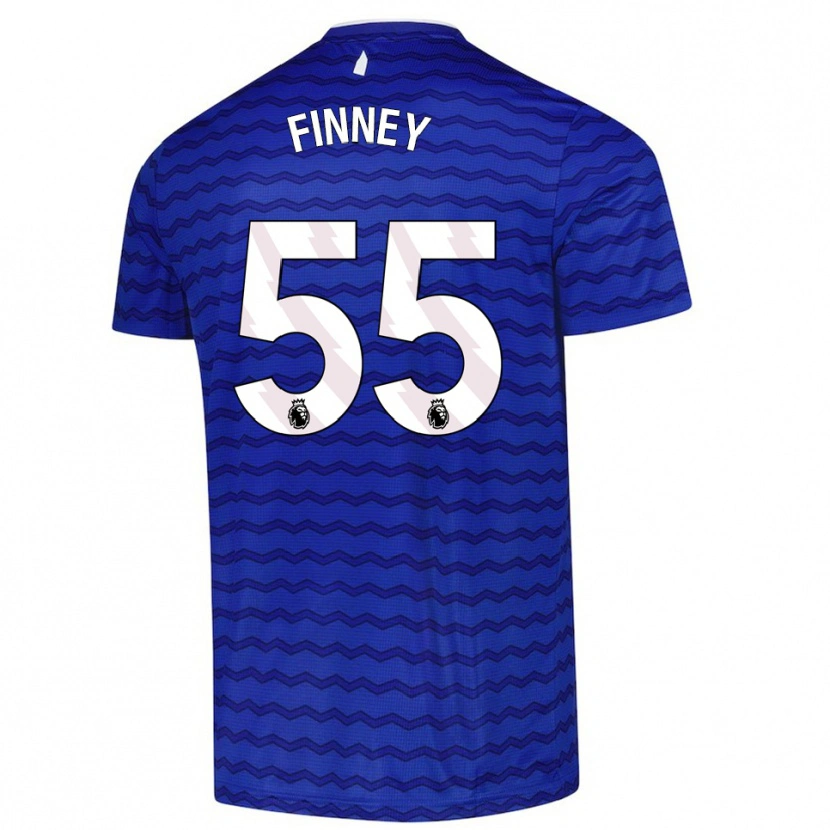Danxen Kinder George Finney #55 Blau Marineblau Heimtrikot Trikot 2025/26 T-Shirt