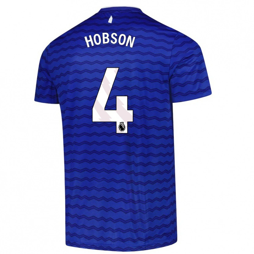 Danxen Kinder Issy Hobson #4 Blau Marineblau Heimtrikot Trikot 2025/26 T-Shirt