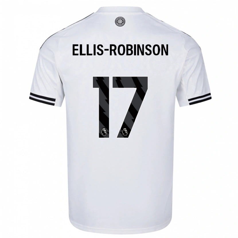 Danxen Kinder Eddie Ellis-Robinson #17 Weiß Schwarz Heimtrikot Trikot 2025/26 T-Shirt