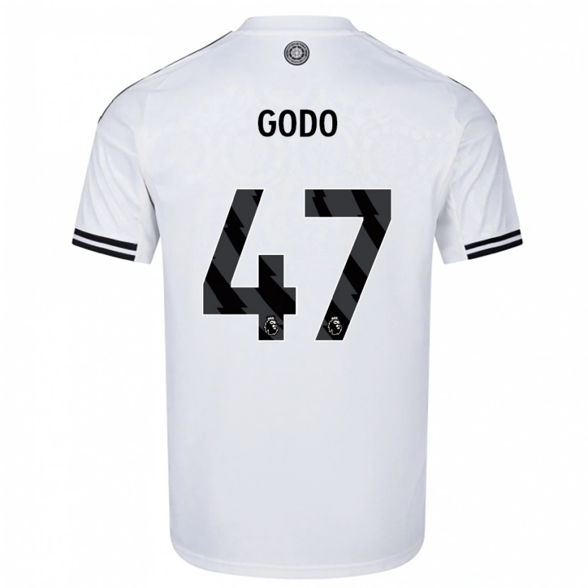 Danxen Kinder Martial Godo #47 Weiß Schwarz Heimtrikot Trikot 2025/26 T-Shirt