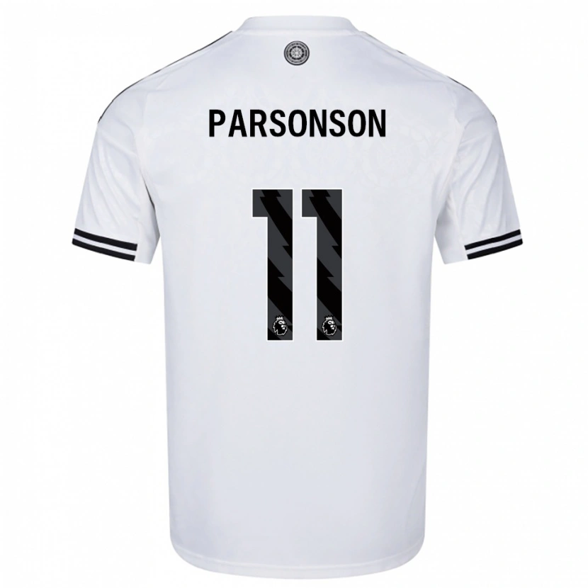 Danxen Kinder Madi Parsonson #11 Weiß Schwarz Heimtrikot Trikot 2025/26 T-Shirt