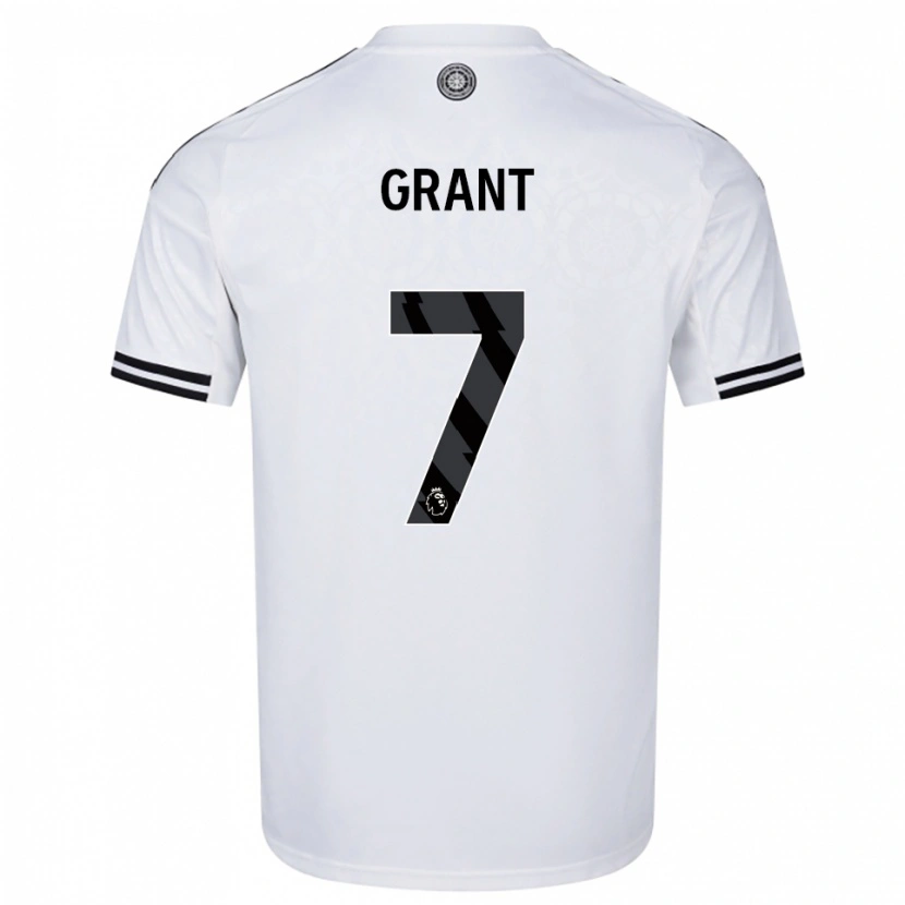 Danxen Kinder Kyle Grant #7 Weiß Schwarz Heimtrikot Trikot 2025/26 T-Shirt
