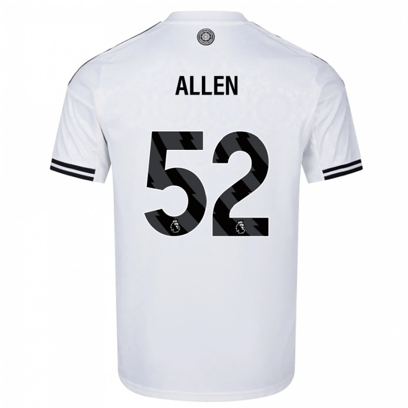Danxen Kinder Michael Allen #52 Weiß Schwarz Heimtrikot Trikot 2025/26 T-Shirt