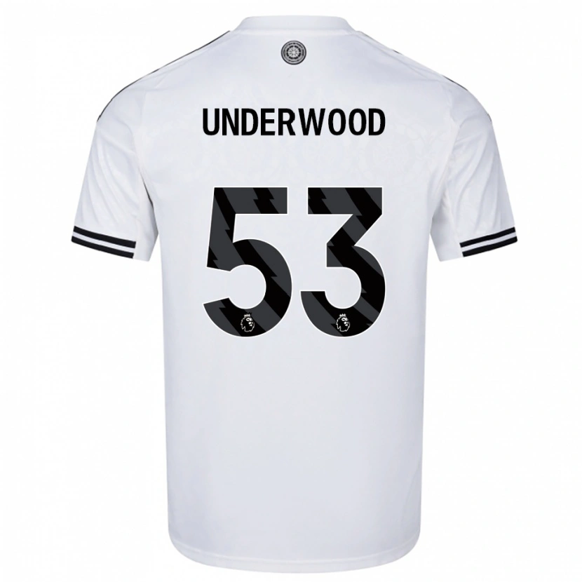 Danxen Kinder Marco Underwood #53 Weiß Schwarz Heimtrikot Trikot 2025/26 T-Shirt