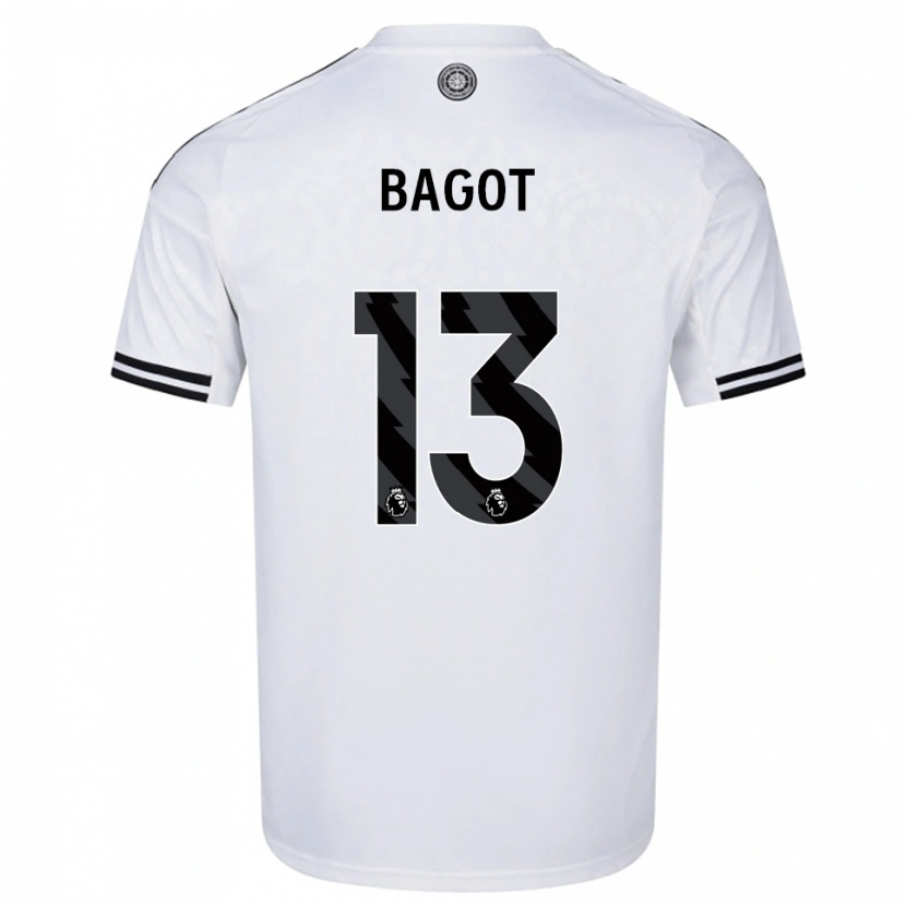 Danxen Kinder Matthew Bagot #13 Weiß Schwarz Heimtrikot Trikot 2025/26 T-Shirt