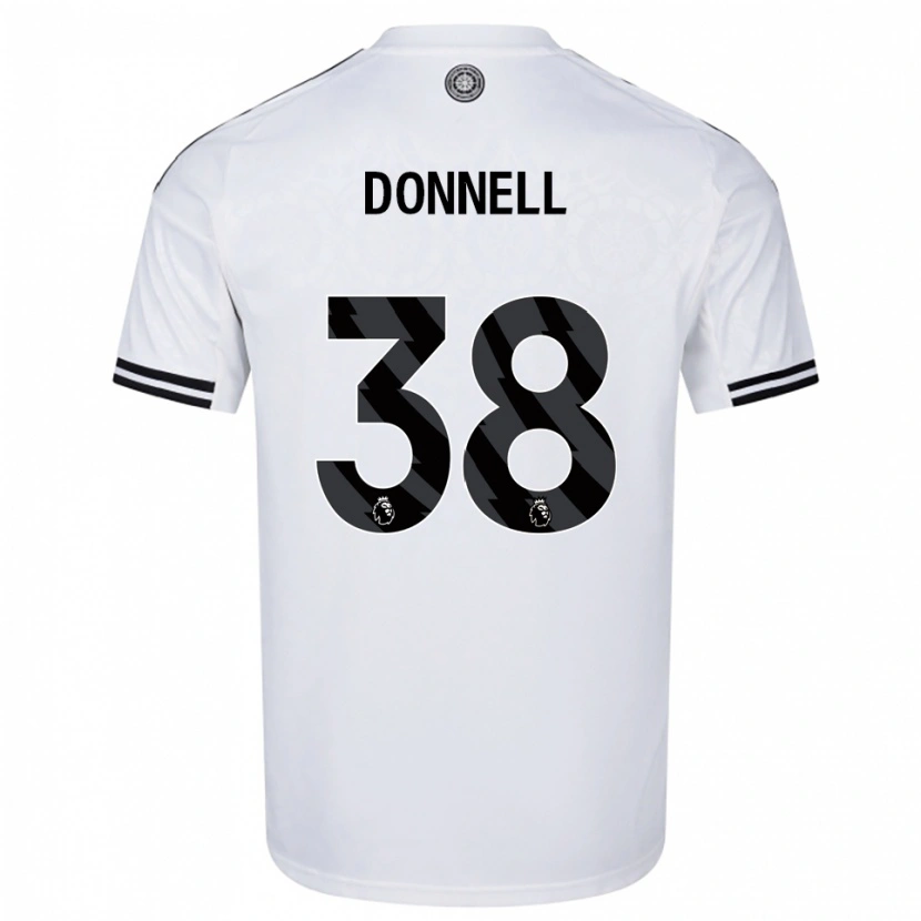 Danxen Kinder Chris Donnell #38 Weiß Schwarz Heimtrikot Trikot 2025/26 T-Shirt