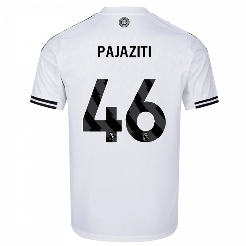 Danxen Kinder Adrion Pajaziti #46 Weiß Schwarz Heimtrikot Trikot 2025/26 T-Shirt
