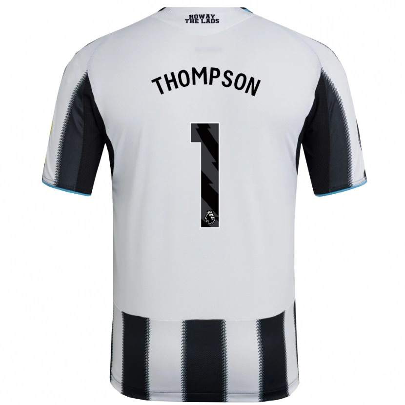 Danxen Kinder Max Thompson #1 Schwarz Weiß Heimtrikot Trikot 2025/26 T-Shirt